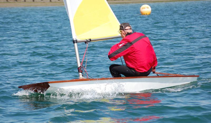 The boat that would eventually become the Topper - this example, sailed by Ian Proctor's son Roger, shows the simplicity of the lines photo copyright David Henshall taken at  and featuring the Classic & Vintage Dinghy class