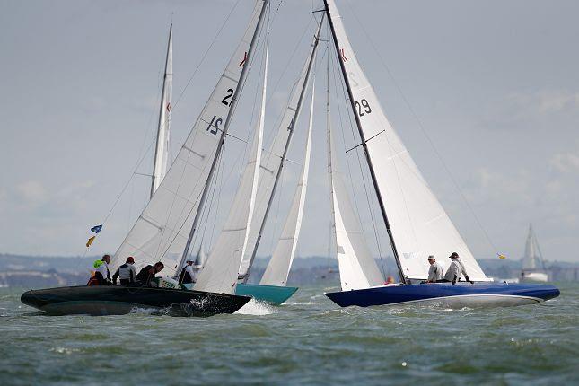 Darings on Cowes Week 2019 day 7 photo copyright Paul Wyeth / CWL taken at Cowes Combined Clubs and featuring the Daring class