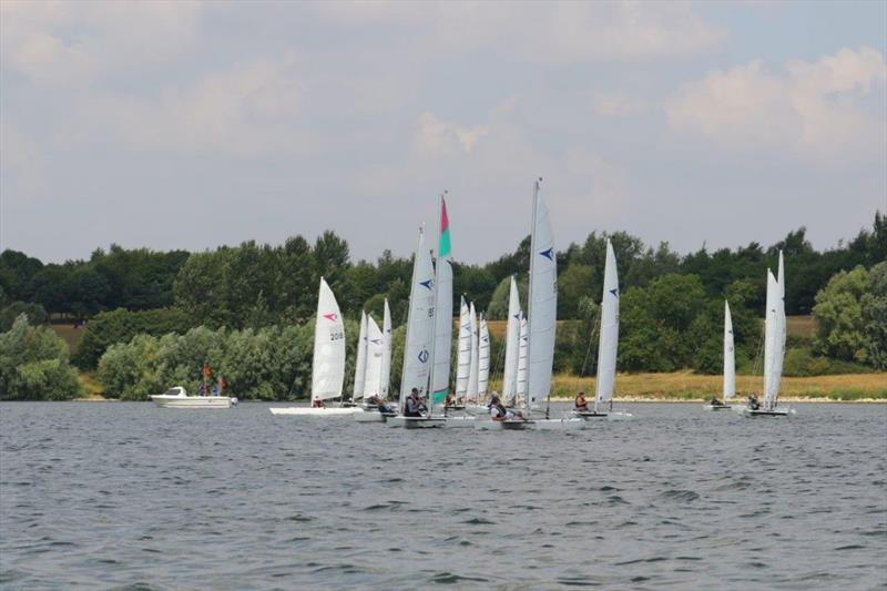 The Sprint 15 Summer Series visited Draycote photo copyright Alan Howie-Wood taken at Draycote Water Sailing Club and featuring the Dart 15 class