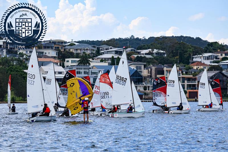 Light and variable conditions on Zhik Combined High Schools (CHS) Sailing Championships Day 2 photo copyright Red Hot Shotz Sports Photography / Chris Munro taken at Belmont 16ft Sailing Club and featuring the Dinghy class