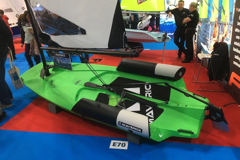 Maverick on display at the RYA Dinghy & Watersports Show 2023 photo copyright Magnus Smith taken at RYA Dinghy Show and featuring the Dinghy class
