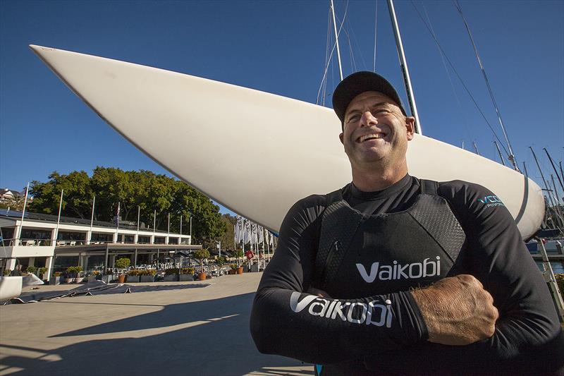 Billy Merrington is a passionate Etchells sailor, and very happy with his tech gear from Vaikobi, as well photo copyright John Curnow taken at Cruising Yacht Club of Australia and featuring the Etchells class