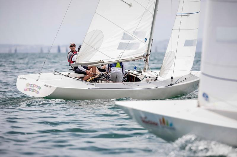 Bananas in Pyjamas wins International Etchells - 2020 MacGlide Festival of Sails photo copyright Salty Dingo taken at Royal Geelong Yacht Club and featuring the Etchells class