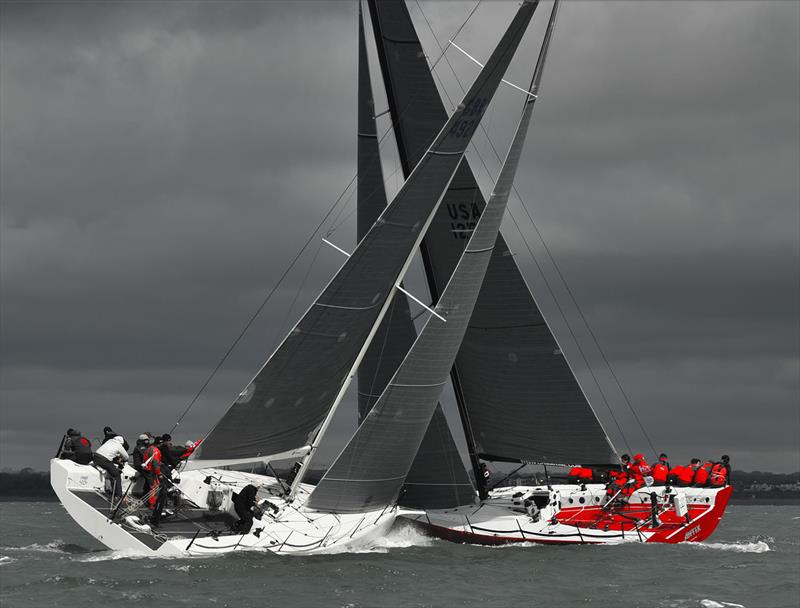 Fast 40plus upwind photo copyright Sam Penhaul-Smith taken at  and featuring the Fast 40 class