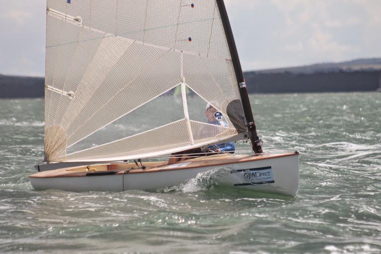 Cameron Tweedle at GJW Direct SailFest photo copyright SailRacer taken at  and featuring the Finn class