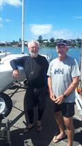 John Hassen and Kevin Griffiths win the Flying 15 Australian Championship at Lake Macquarie © FFA