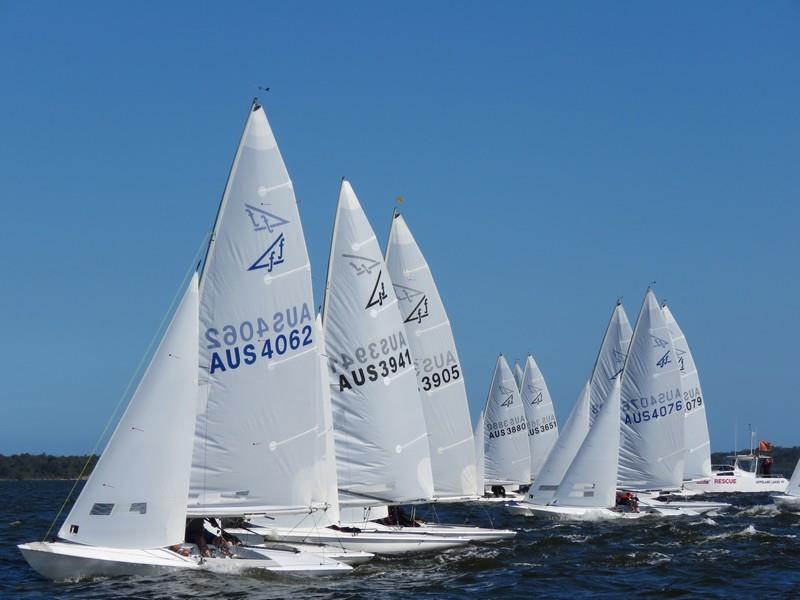 2022 Flying Fifteen Victorian State Championship photo copyright Christie Arras taken at Gippsland Lakes Yacht Club and featuring the Flying Fifteen class