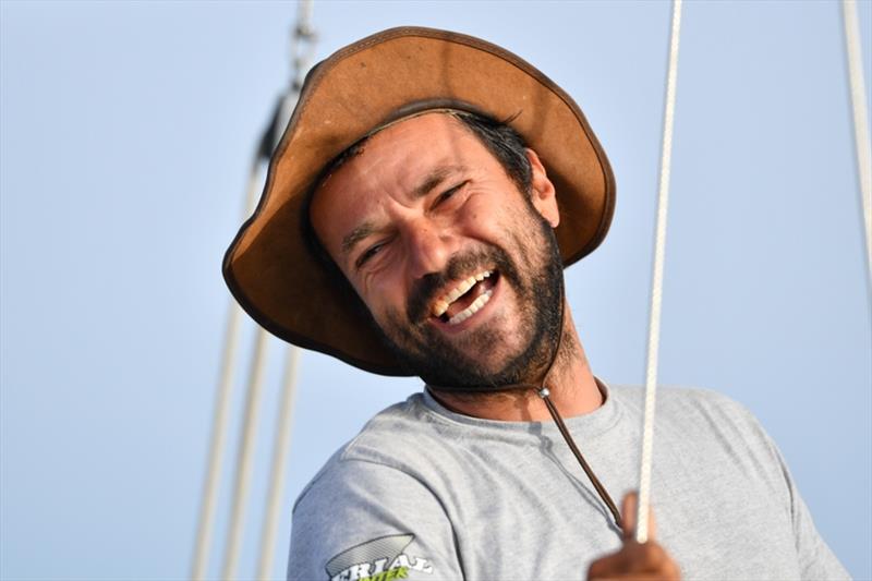 Nabil Amra, one of the true amateurs in the GGR, has retired to Tenerife...hoping to return for the 2022 Race photo copyright Christophe Favreau / PPL / GGR taken at  and featuring the Golden Globe Race class