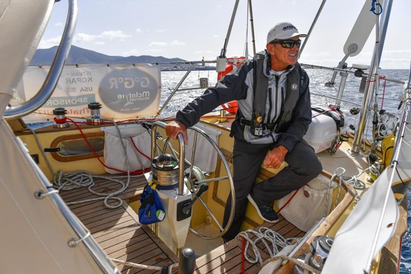 Disappointed - Kopar, who has already completed one solo circumnavigation, knows from experience that his yacht would never cope in the Southern Ocean in the way it is set up at present photo copyright Christophe Favreau / PPL / GGR taken at  and featuring the Golden Globe Race class