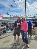 Ger and Mel win the Race 3 Martin Cup at the GP14 Leinster Championships © Andy Johnston