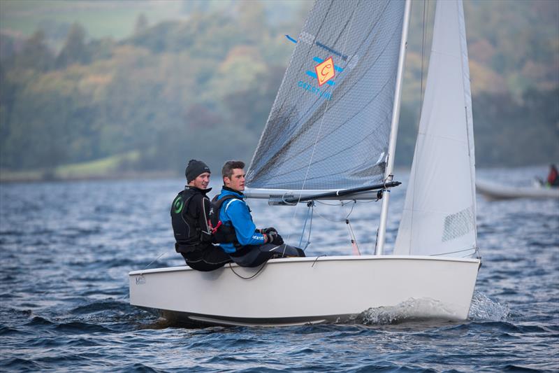 Nick Devereux and Sam Platt take second overall at the GP14 End of Season Championship photo copyright Richard Craig / www.SailPics.co.uk taken at Royal Windermere Yacht Club and featuring the GP14 class