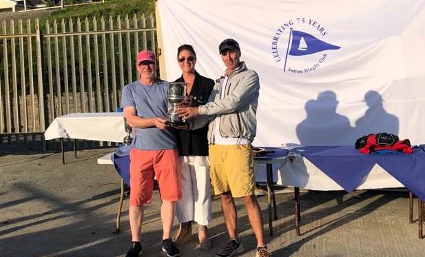 Sean Craig & Stephen Boyle, winners of Race 5 in the GP14 Championship of Ireland at Sutton Dinghy Club photo copyright Louise Boyle, Charles Sargent & Andy Johnston  taken at Sutton Dinghy Club and featuring the GP14 class