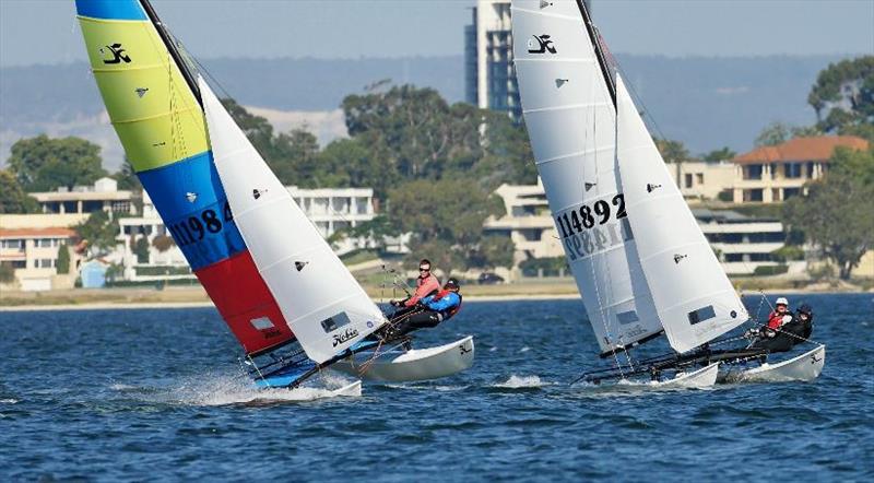 Plenty Of Colour And Action At The Hobie 16 State Championships In
