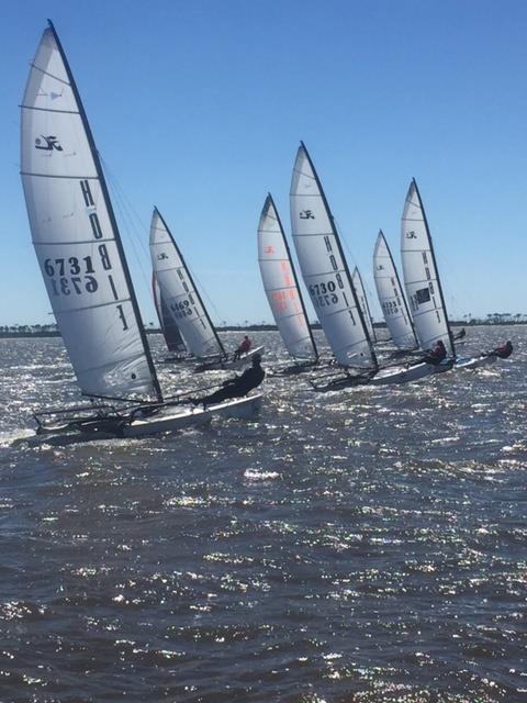 2017 U.S. Multihull Championship on Biloxi Bay photo copyright US Sailing taken at Ocean Springs Yacht Club and featuring the Hobie 17 class