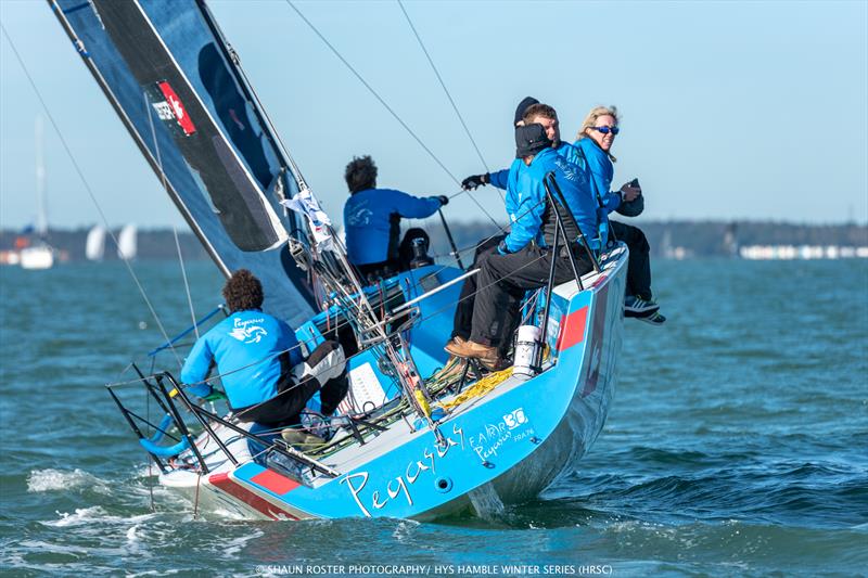 Week 4 of the HYS Hamble Winter Series photo copyright Shaun Roster taken at Hamble River Sailing Club and featuring the HP30 class