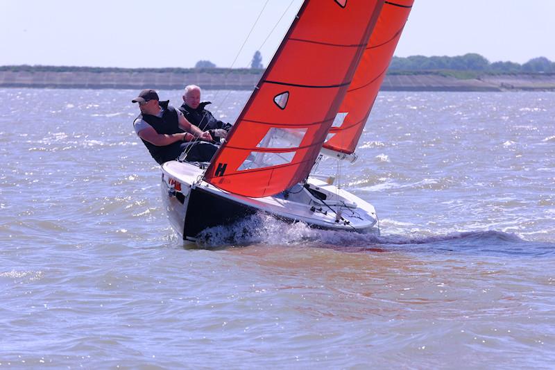 Nigel and Jack Grogan sailing in the Squib Gold Cup in 2022 photo copyright Hyde Sails taken at  and featuring the  class