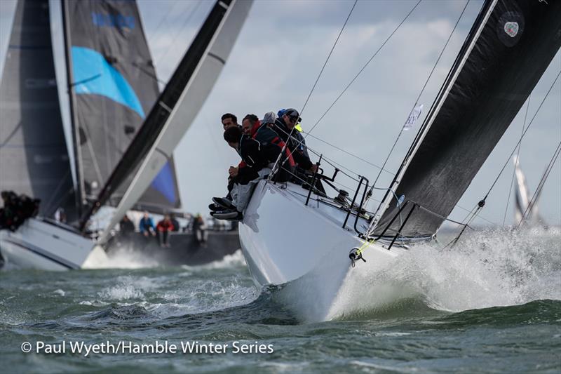 ICY, Melges IC37 during the HYS Hamble Winter Series - photo © Paul Wyeth / www.pwpictures.com