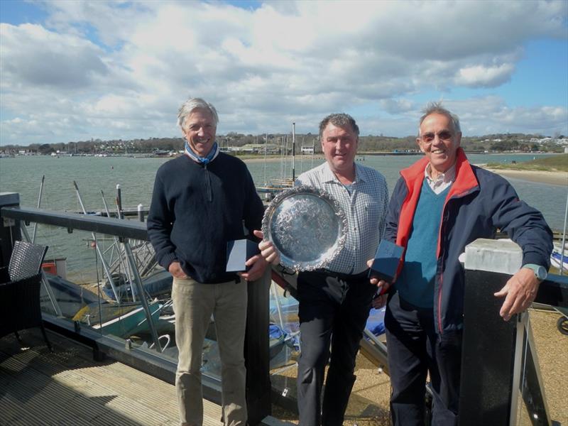 Bembridge Illusion Spring Plate 2024 Prize Winners photo copyright Mike Samuelson taken at Bembridge Sailing Club and featuring the Illusion class