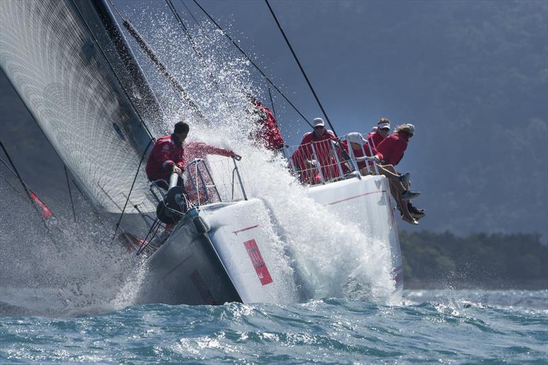 Wild Oats XI on day 6 of Audi Hamilton Island Race Week photo copyright Andrea Francolini / Audi taken at Royal Hamilton Yacht Club and featuring the IRC class