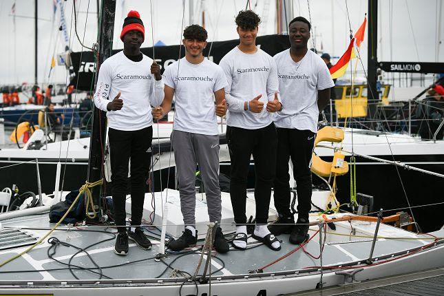 Greig City Academy crew on Eros on day 5 of Cowes Week 2019 photo copyright Martin Allen / CWL taken at Cowes Combined Clubs and featuring the IRC class