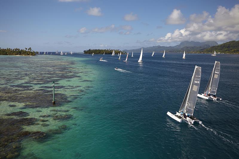 The spectacular Tahiti Pearl Regatta will be held from 7-12 May 2018 photo copyright Bertrand DUQUENNE Photography taken at  and featuring the IRC class