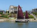 Boats come in all shapes and sizes with a number of vintage boats also racing - Goolwa Regatta Week 2019 © Chris Caffin, Canvas Sails