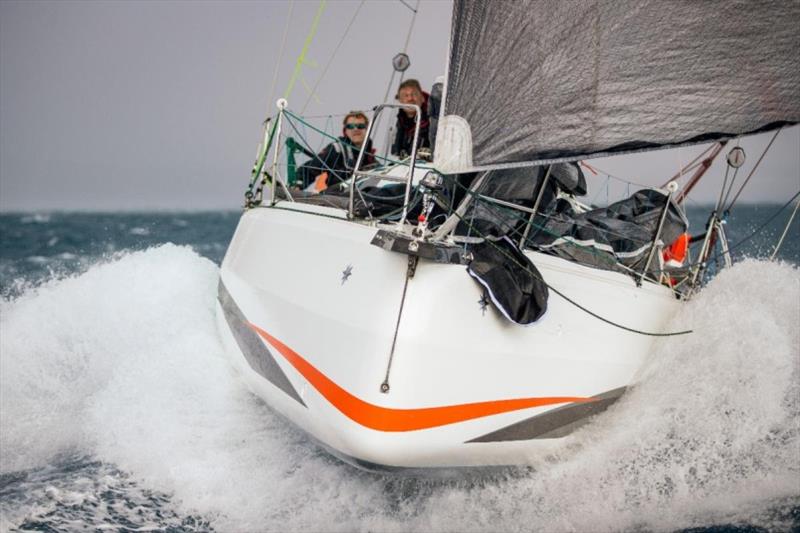 Third overall under IRC was Sebastien Saulnier's Sun Fast 3300 Moshimoshi. Racing with Christophe Affolter, Moshimoshi was the first team to finish the race in IRC Two-Handed - photo © James Mitchell / RORC