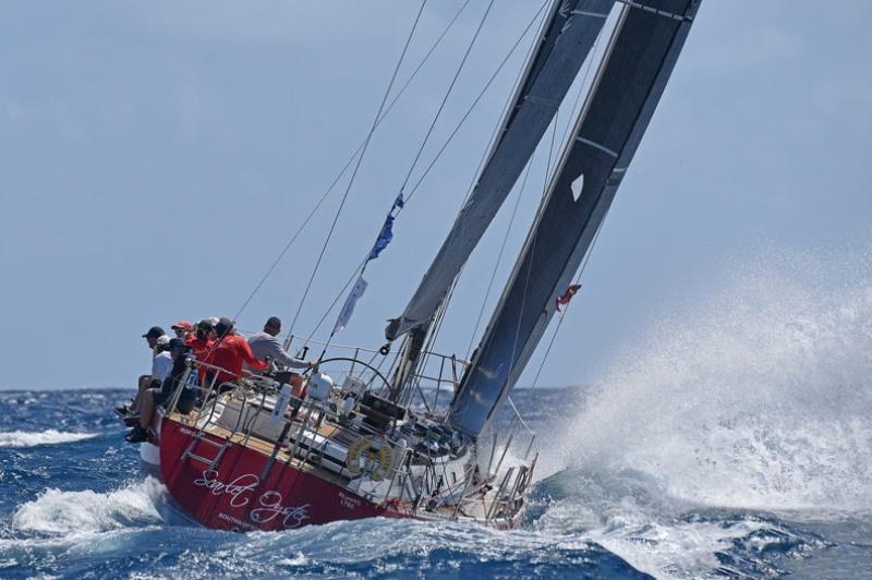 Ross Applebey's Oyster Lightwave 48 Scarlet Oyster is a strong contender in IRC Two - photo © James Tomlinson