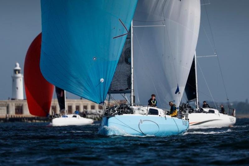 The Rolex Fastnet Race is a family affair for many of the boats competing in IRC Two - such as Dan Fellows who is racing Two-Handed with his 16-year-old Zeb on his Sun Fast 3300 Orbit - photo © RORC