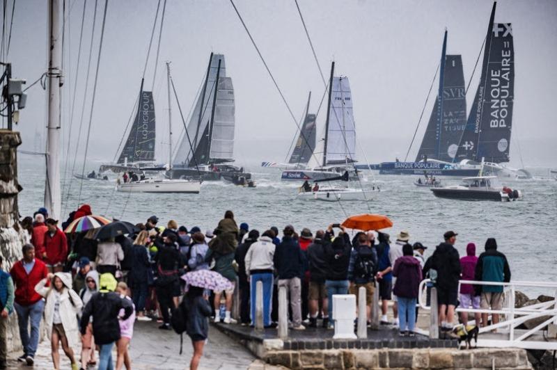Thousands of spectators braved the inclement conditions to watch the start of the world's largest offshore race photo copyright Martin Allen / pwpictures.com taken at Royal Ocean Racing Club and featuring the IRC class