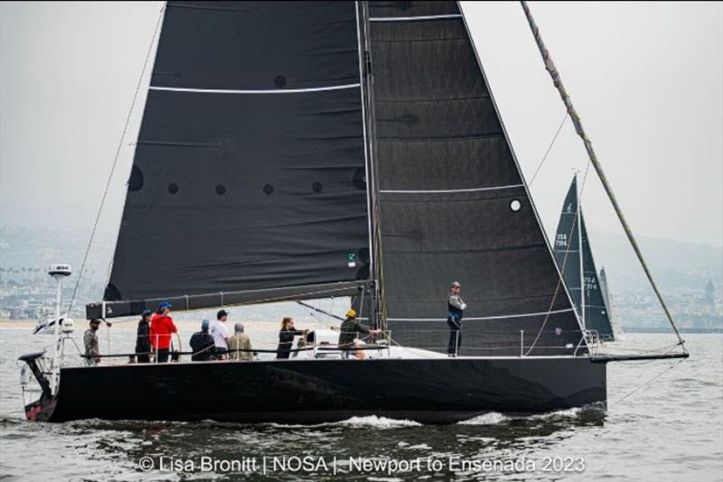 Last year's winner, Rich Festa's Groundhog Day, a Rogers 46, is back for its third Newport to Ensenada International Yacht Race photo copyright Lisa Bronitt / NOSA / N2E 2023 taken at  and featuring the IRC class