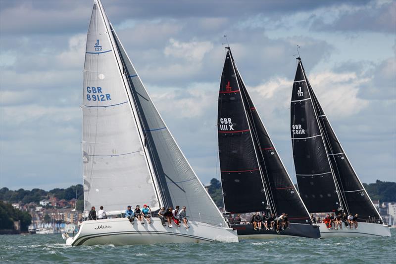 Jahmali in the Champagne Charlie Regatta at the Royal Southern YC photo copyright Paul Wyeth / www.pwpictures.com taken at Royal Southern Yacht Club and featuring the J111 class