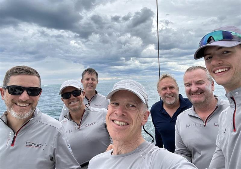 Ginan Crew all smiles taking the win for the 2nd West Offshore Products Coastal Sprint - 2023 Coastal Championship - photo © Nigel Jones
