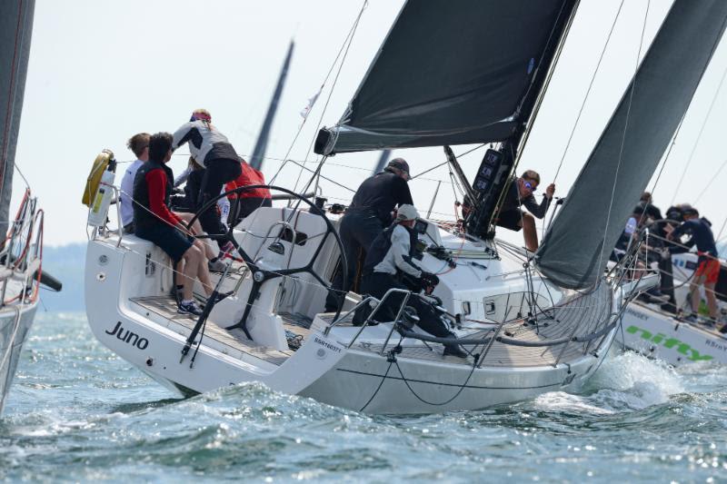 Juno was the victor in the Performance 40 class on day 3 of the RORC Vice Admiral's Cup 2019 photo copyright Rick Tomlinson / www.rick-tomlinson.com taken at Royal Ocean Racing Club and featuring the J/122 class