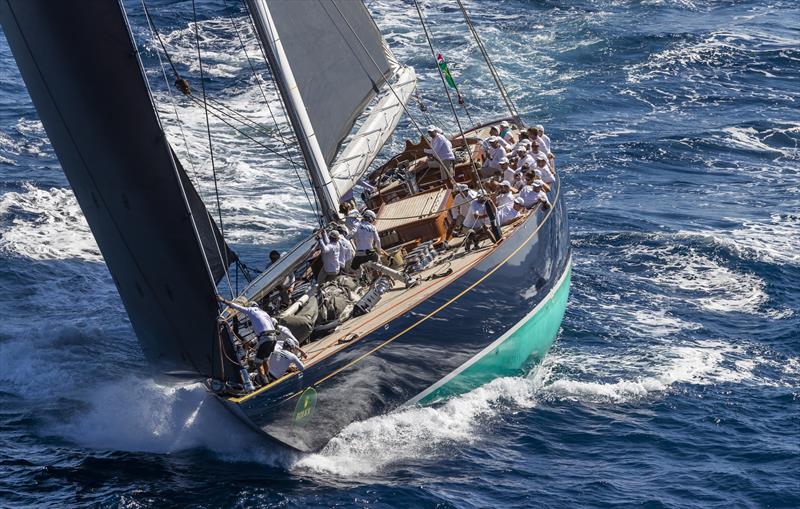 The J Class Topaz is the longest competing yacht at this year's Maxi Yacht Rolex Cup photo copyright Rolex / Studio Borlenghi taken at Yacht Club Costa Smeralda and featuring the J Class class