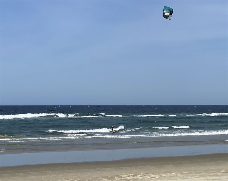 Certainly was the right day for it!!! photo copyright John Curnow taken at  and featuring the Kiteboarding class