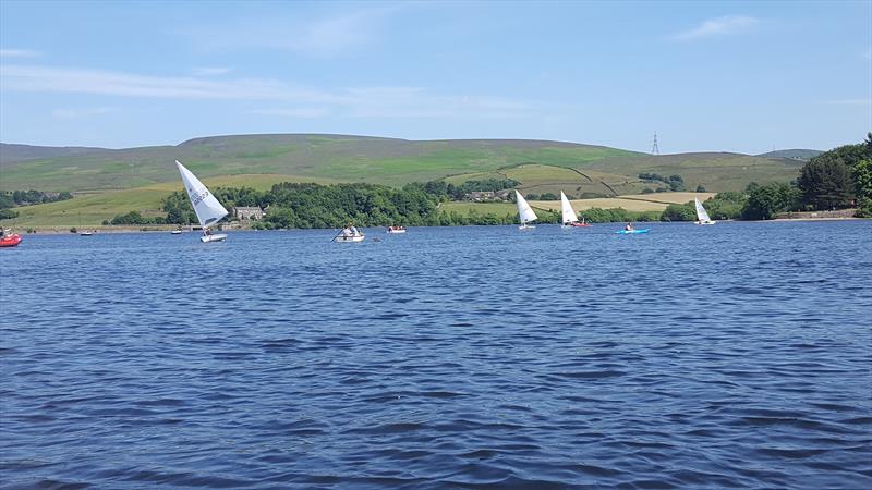 Laser Northern Travellers at Hollingworth Lake photo copyright Chris Massey taken at Hollingworth Lake Sailing Club and featuring the ILCA 7 class