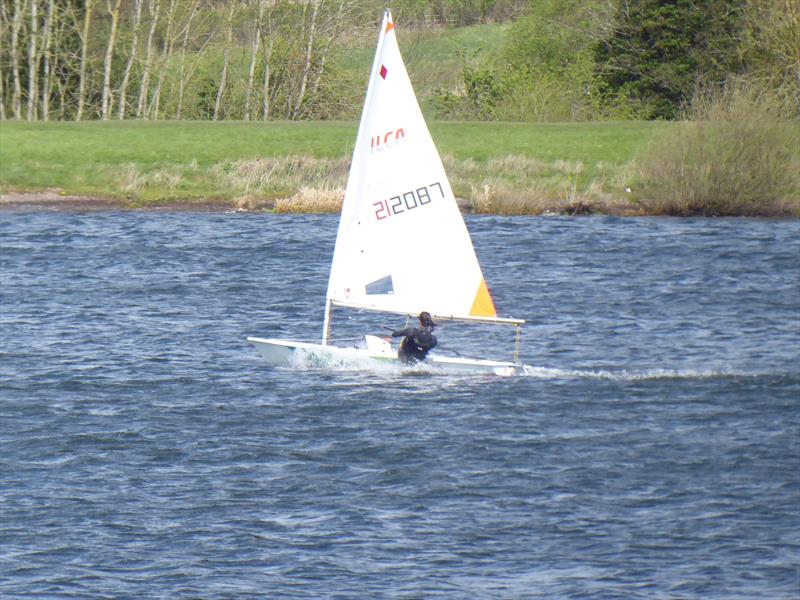 Megan during the Shustoke ILCA Open photo copyright Toby Ward taken at Shustoke Sailing Club and featuring the ILCA 4 class