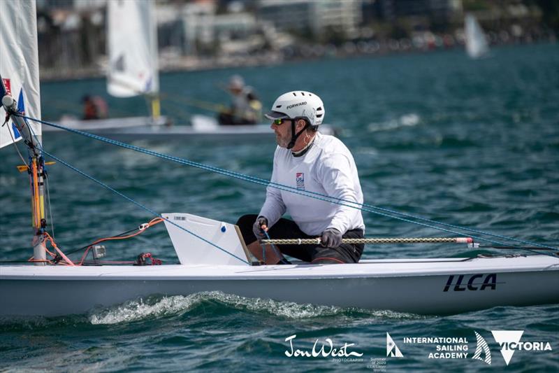 Paul Clifford from Canada finished 2nd in the Radial Great Grand Masters - Oceania and Australian Laser Masters Championship - photo © Jon West Photography
