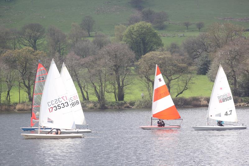 Derbyshire Youth Sailing at Combs photo copyright Andrew Morbey taken at Combs Sailing Club and featuring the ILCA 6 class