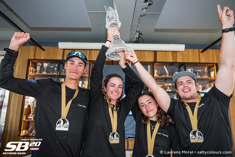 1st overall - Ares - SB20 World Championships photo copyright Laurens Morel taken at Jachtclub Scheveningen and featuring the SB20 class