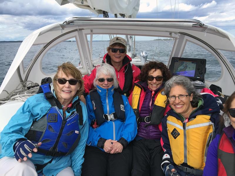 The Women's Sailing Conference in Marblehead, Mass., June 6, includes on-water learning photo copyright Scott Croft taken at  and featuring the Marine Industry class