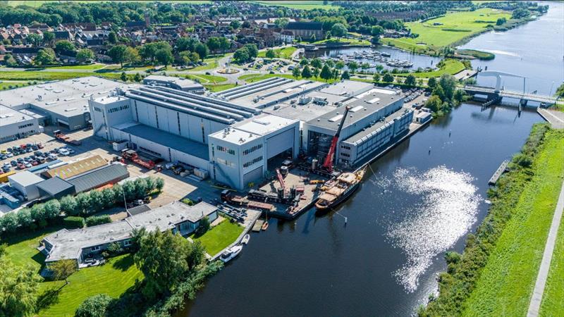 New infrastructure investments in Vollenhove: home of the world's finest custom superyachts photo copyright Royal Huisman taken at  and featuring the Marine Industry class