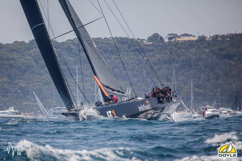 InfoTrack - 2019 Rolex Sydney Hobart Yacht Race, December 2019 photo copyright Live Sail Die taken at Cruising Yacht Club of Australia and featuring the Maxi class