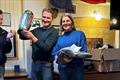 Andy Harris and Sara Warren sailing 607 Cresendo win the Merlin Rocket Downriver race at Ranelagh © Louise Johnson