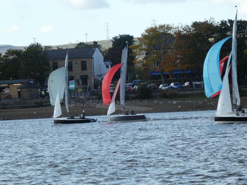 Merlin Rocket Felucca Trophy at Hollingworth Lake photo copyright Guy Winder taken at Hollingworth Lake Sailing Club and featuring the Merlin Rocket class