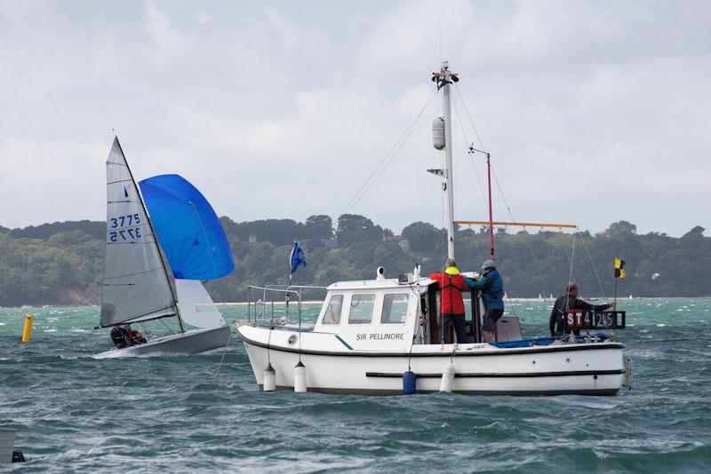 Chris Jennings and Pete Nicholson - Aspire Merlin Rocket Nationals 2023 Day 3 photo copyright Ben Wood / Island Images taken at Brading Haven Yacht Club and featuring the Merlin Rocket class