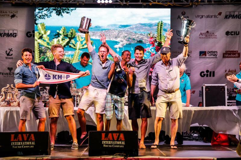 2019 Bareboat Overall winners -  KH P Barbuda from Dream Yacht Charter - Antigua Sailing Week photo copyright Paul Wyeth / pwpictures.com taken at Antigua Yacht Club