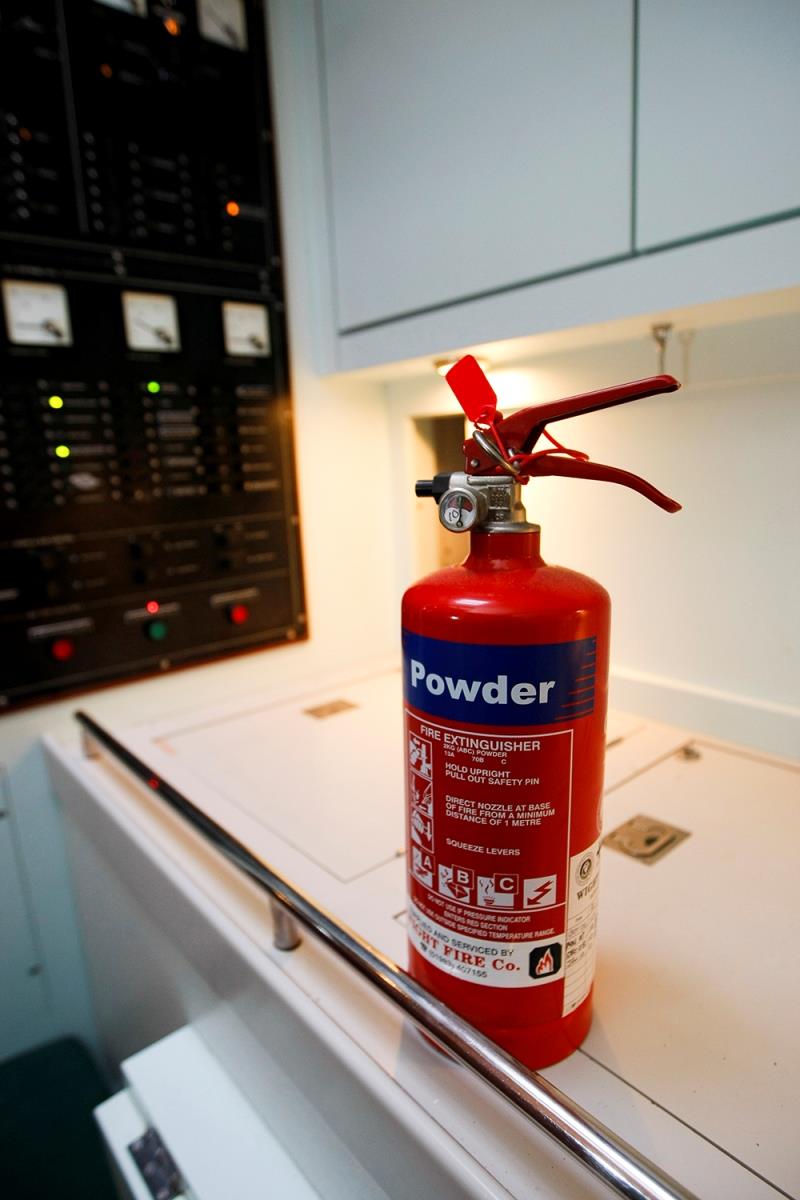 Extinguisher alarm photo copyright RYA taken at Royal Yachting Association