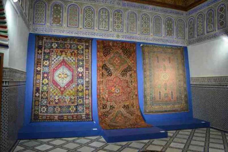 Carpets on display at Dar Si Said Museum - photo © SV Red Roo